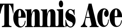 Tennis Ace logo for Sega Master System